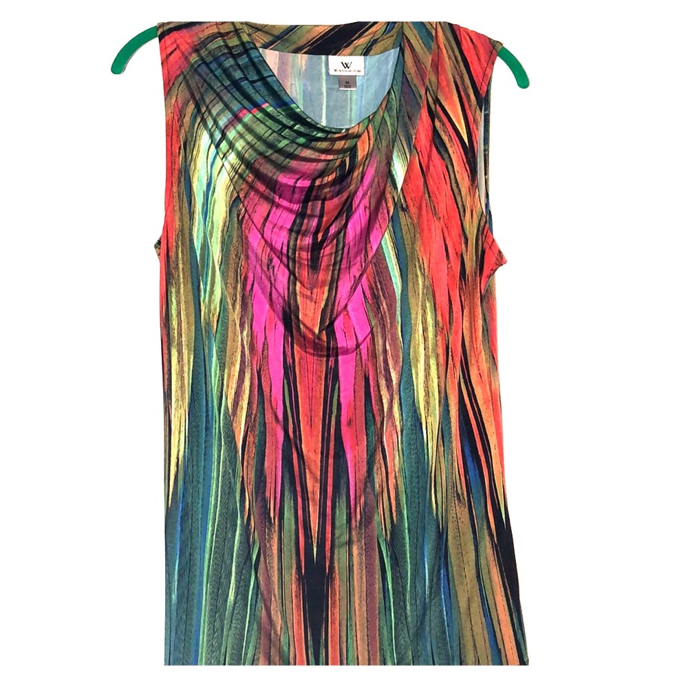 Worthington 93% polyester 7% spandex shirt